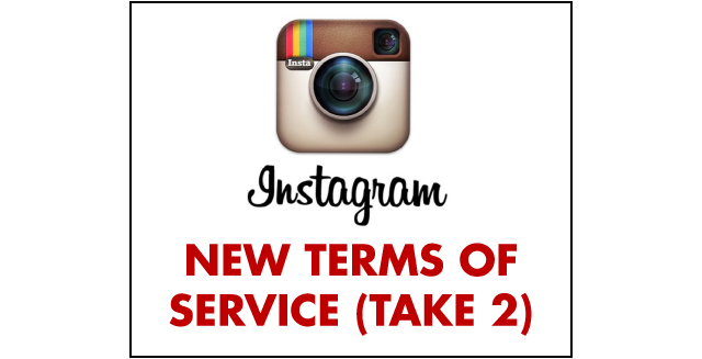 Instagram - New Terms of Service, Take 2